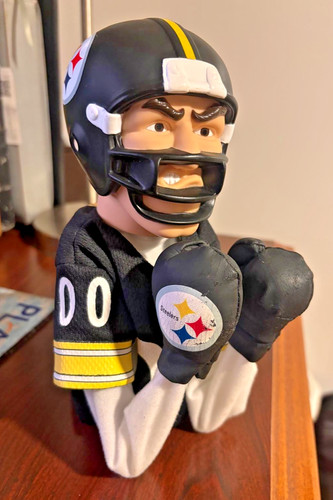 Angry steeler punching puppet - steeler,