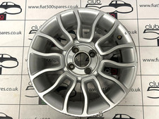 Fiat 500 15" Alloy Wheel 51939106 / 51850255 / 51906889