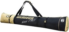 BRUBAKER St Moritz Padded Single Ski Bag for 1 Pair 170 / 190 cm Black Golden