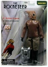 Rocketeer Mego Retro vtg Movies heroes 8" Action Figure toy rocket man boxed