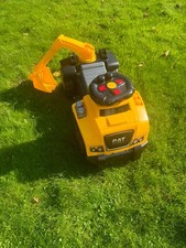 Kids Ride On Excavator Toy Scoop Digger Construction Truck with sound effects