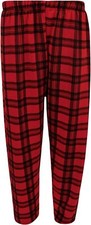 Plus Size Womens Tartan Check Print Elastic Waist Ladies Long Trousers