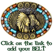 Indian Chief & Horse Metal