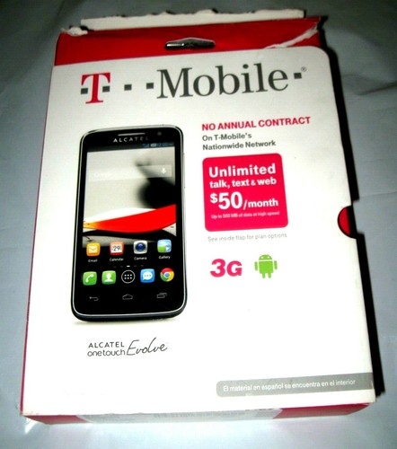 New alcatel onetouch evolve - new,