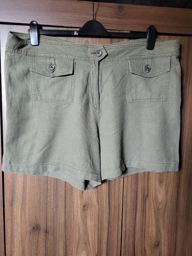 Women linen shorts - size, 20