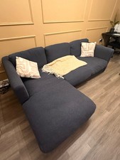 Habitat 3 seat sofa - JOSHUA LH CHAISE NAVY