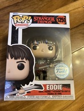 Stranger Things Funko Pop EDDIE #1250 Special Edition Netflix Vinyl Figure