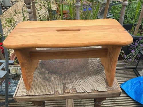 French small table pine - small, table.