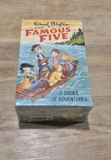 THE FAMOUS FIVE 5 BOOKs OF ADVENTURE BOX SET BY ENID BLYTON (NEW & SEALED)!!!