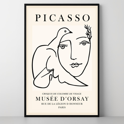 Picasso dove woman - &,