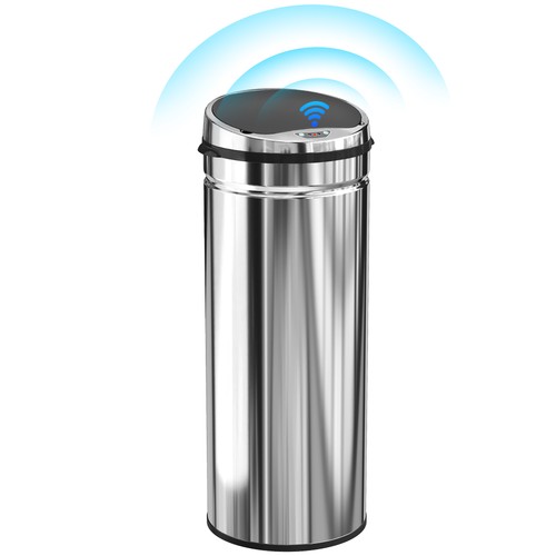 Homcom 50l sensor bin - sensor,