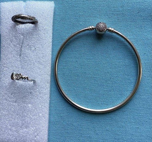 Sterling silver pandora - silver-, charm