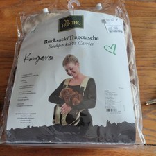 Hunter Kangeroo Dog Pet Carrier Rucksack Beige