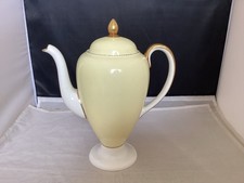 WEDGEWOOD  YELLOW / LEMON  COFFEE POT  1930s ish  ? BEAUTIFUL