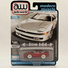 CHASE Auto World 1:64 1991 Mitsubishi 3000GT VR-4 Diecast Models Car Ultra Red