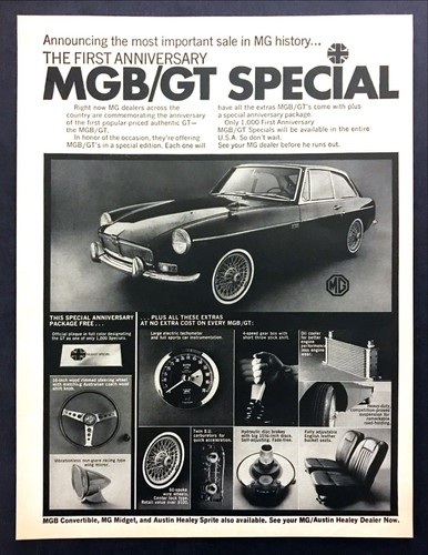 1968 mgb special coupe - mgb/gt,