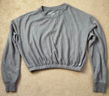 Ladies ribbed cropped