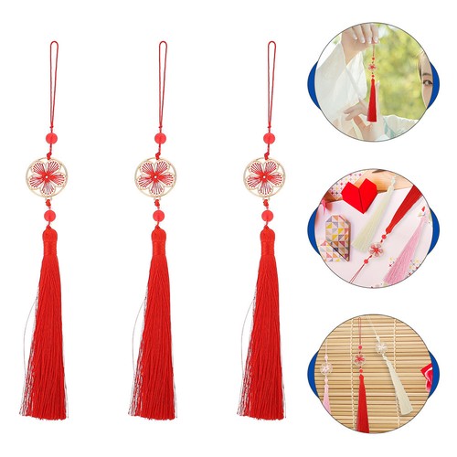 3pcs bookmark tassels pendants - 3pcs,