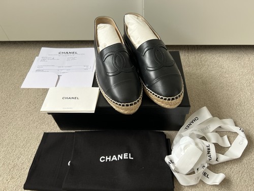 Chanel espadrilles eu38 uk5 - chanel,