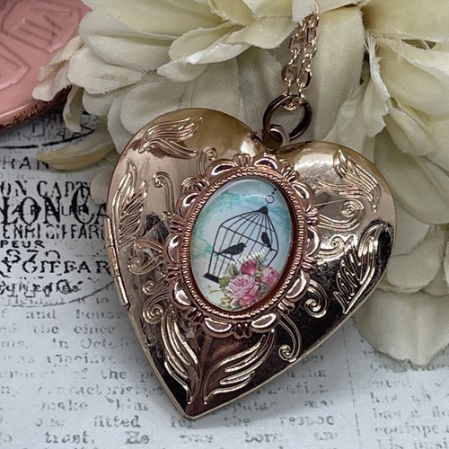 Victorian bird cage blue - bird,