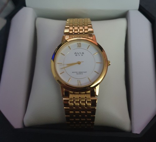 Avia gold plated watch - avia, watch.