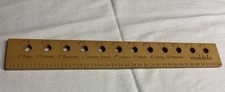 Wooden Seed Spacing Ruler