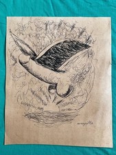 René Magritte drawing and