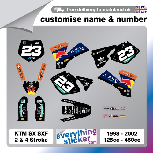 Custom ktm graphics kit - graphics,