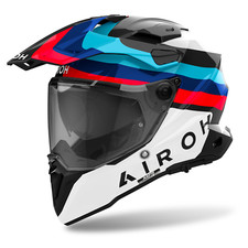 Airoh Commander 2 Motorcycle Adventure Dual Sport Helmet Doom Black Gloss BMW