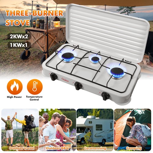 Portable gas stove burner - gas,