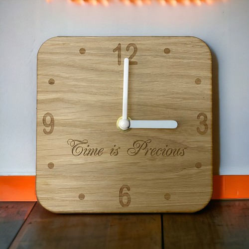 Square wooden custom engraved - square,