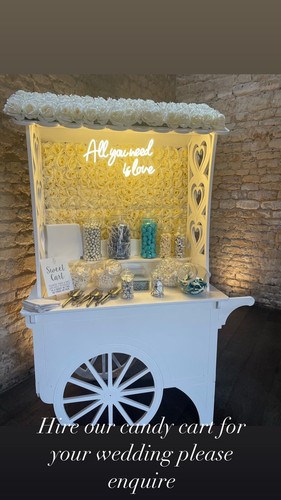 Sweet candy cart hire - candy,