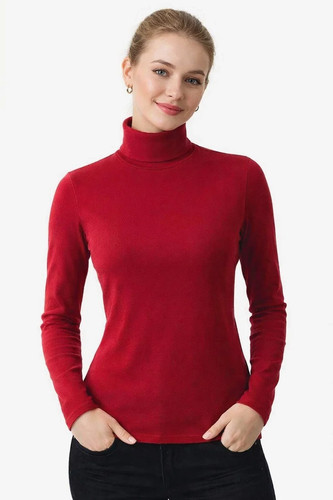 Women long sleeve polo - long,