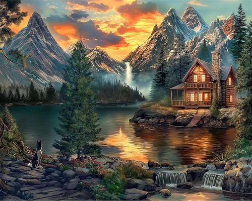 Landscape paint numbers for - landscape,