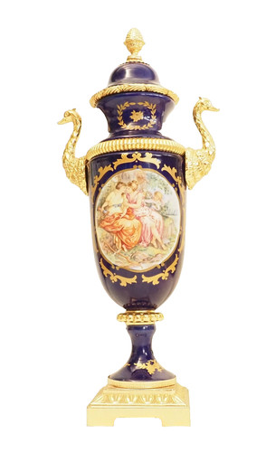Sèvres style cobalt - cobalt, urn