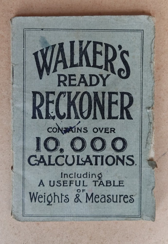 Walker ready reckoner small - walker's,