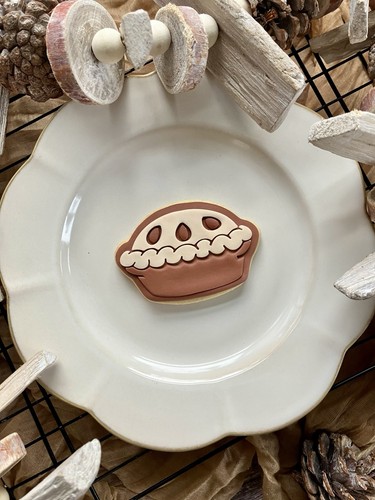 Pie cookie cutter - cookie, fondant