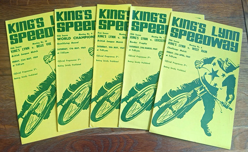 Speedway programmes kings - programmes, lynn