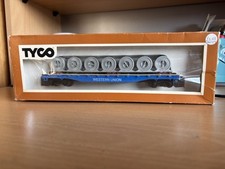 TYCO HO Cable Reel Car Western Union 335-B,  VGC