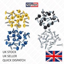40X Number Plate Screws Fixing