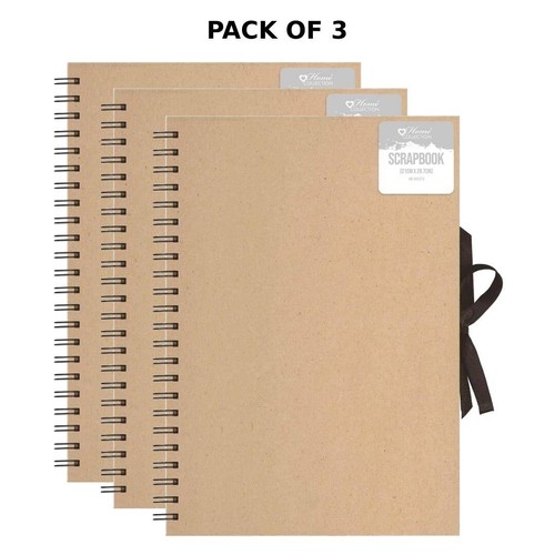 Kraft scrap book - a4,