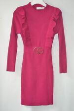 YOYO S girls pink long sleeve jumper dress age 4 years