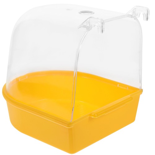 Suspending parrot bath - parrot, box