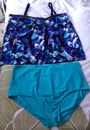 Silhouette control tankini set - tankini,