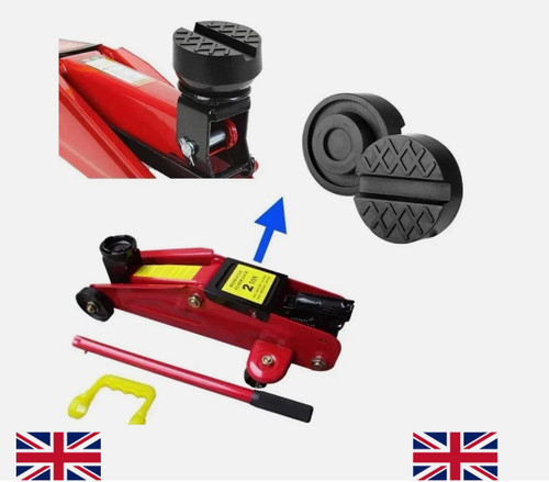 Universal rubber car jack - car, pad