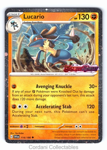 Lucario 114 198 cosmos holo - 114/198,