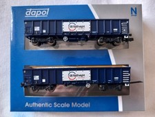 Dapol N Gauge gbrf wagons twin