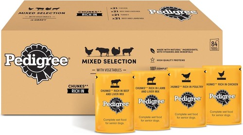 100g pedigree senior - 84, dog