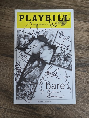 Bare the musical playbill 2012 - musical,