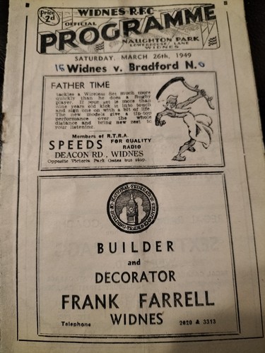 Vintage widnes bradford - v,